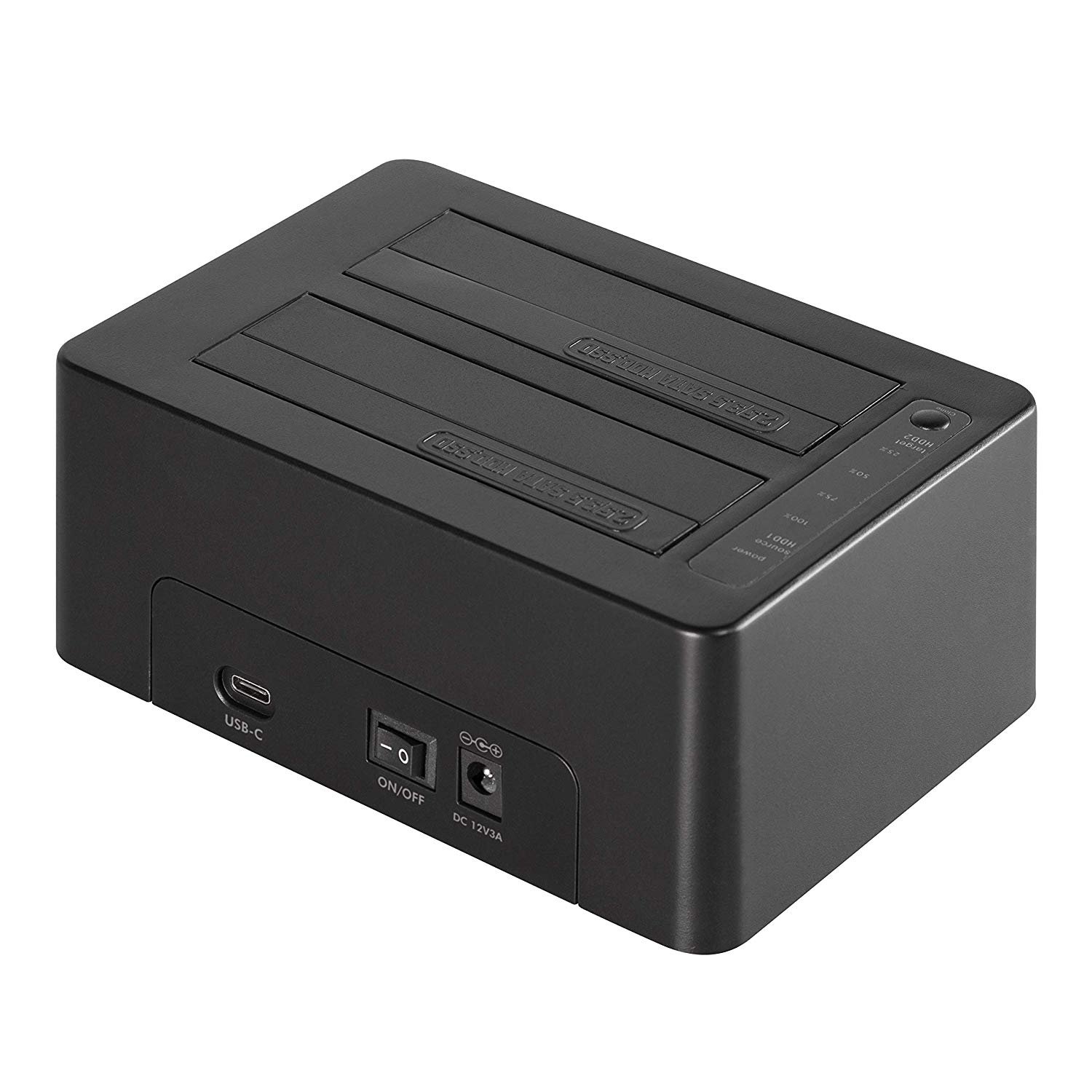 Docking Station USB3.1 Gen2 Doppio Slot HDD/SSD SATA da 2.5''/3.5'' Nero LOGILINK - immagine 7