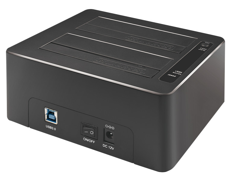 Docking Station USB3.0 Doppio Slot HDD/SSD SATA da 2.5''/3.5'' Nero LOGILINK - immagine 6
