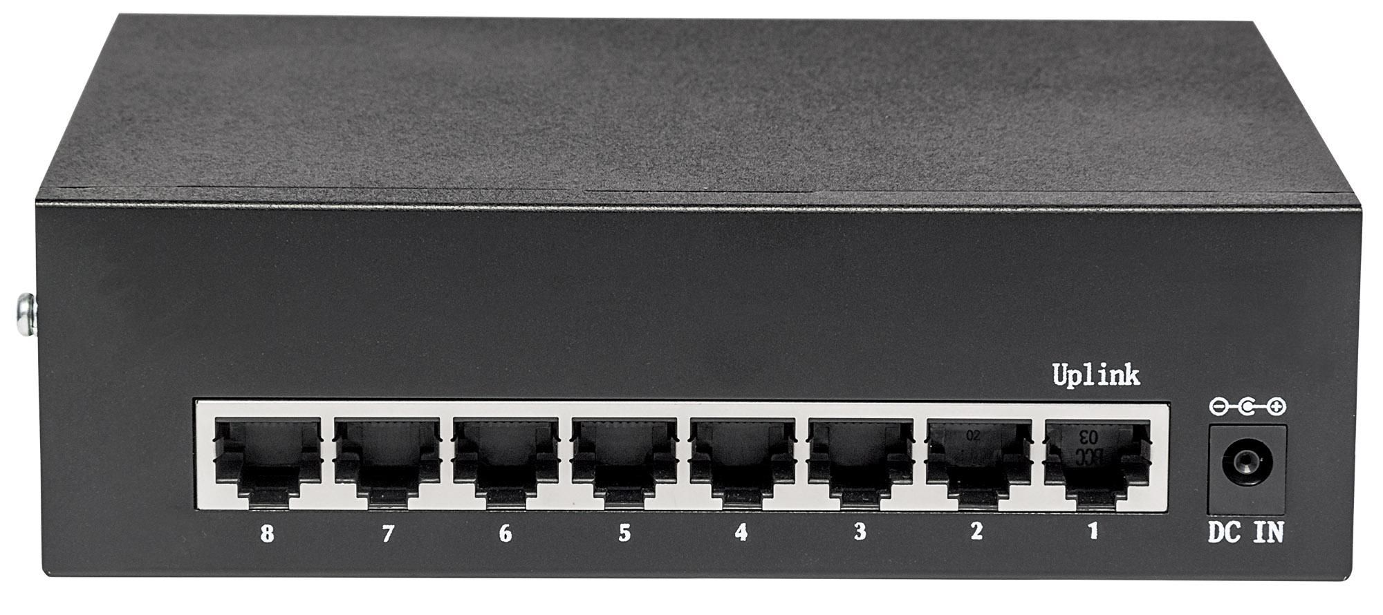 Switch Gigabit Ethernet 8 Porte PoE+ INTELLINET - immagine 7