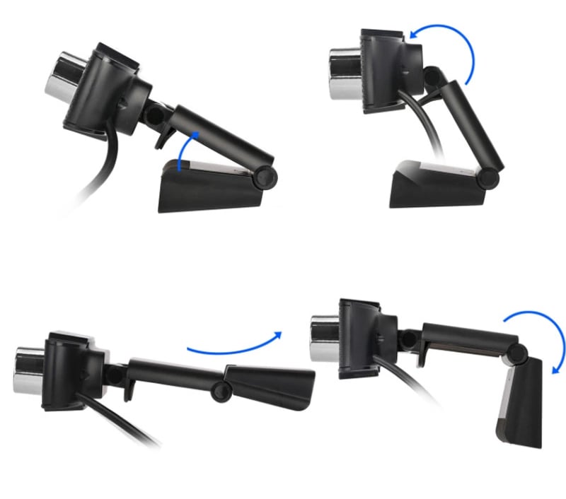 Webcam USB 720p con Riduzione del Rumore TECHLY - immagine 6