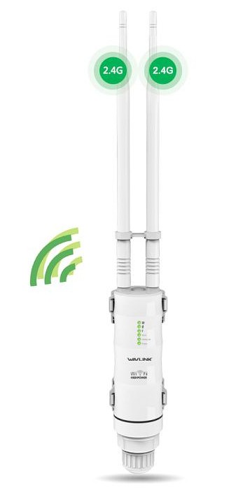 Ripetitore Esterno Wireless ad Alta Potenza N300 Antenne PoE WAVLINK - immagine 7