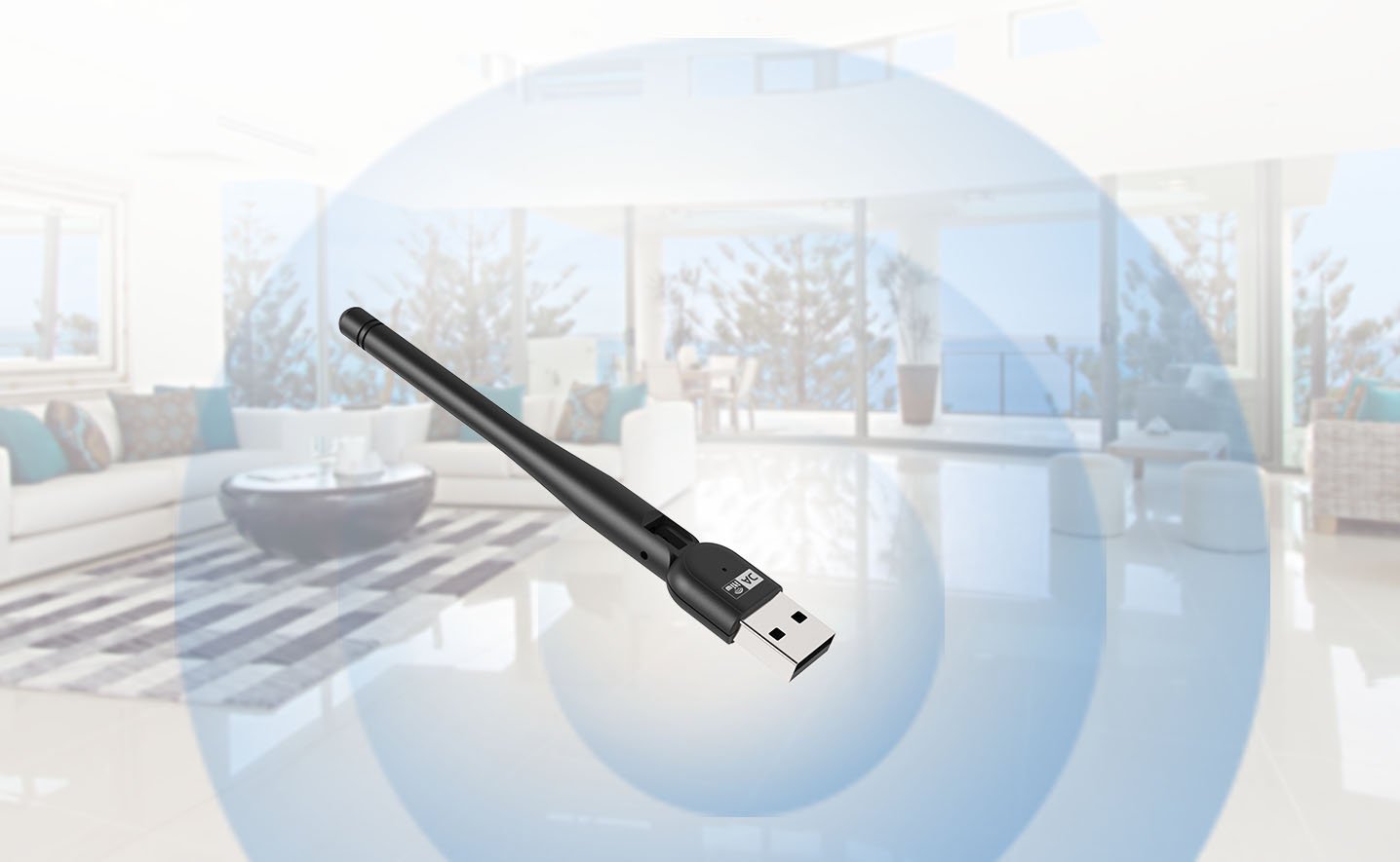 Adattatore Wireless AC650 Dual Band Donlge WiFi USB Antenna Esterna WAVLINK - immagine 6