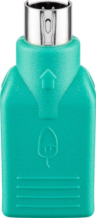 Adattatore Convertitore PS2 Maschio USB A Femmina per Tastiera e Mouse GOOBAY - immagine 7
