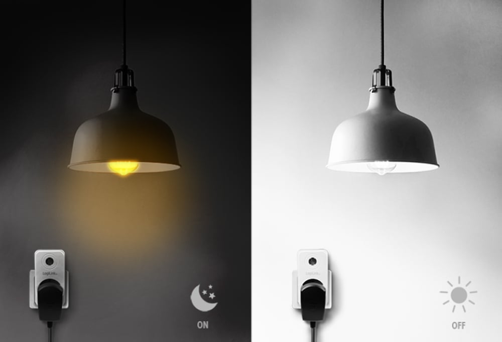 Adattatore Presa con Sensore Crepuscolare 1x CEE 7/3 IP20 LOGILINK - immagine 7