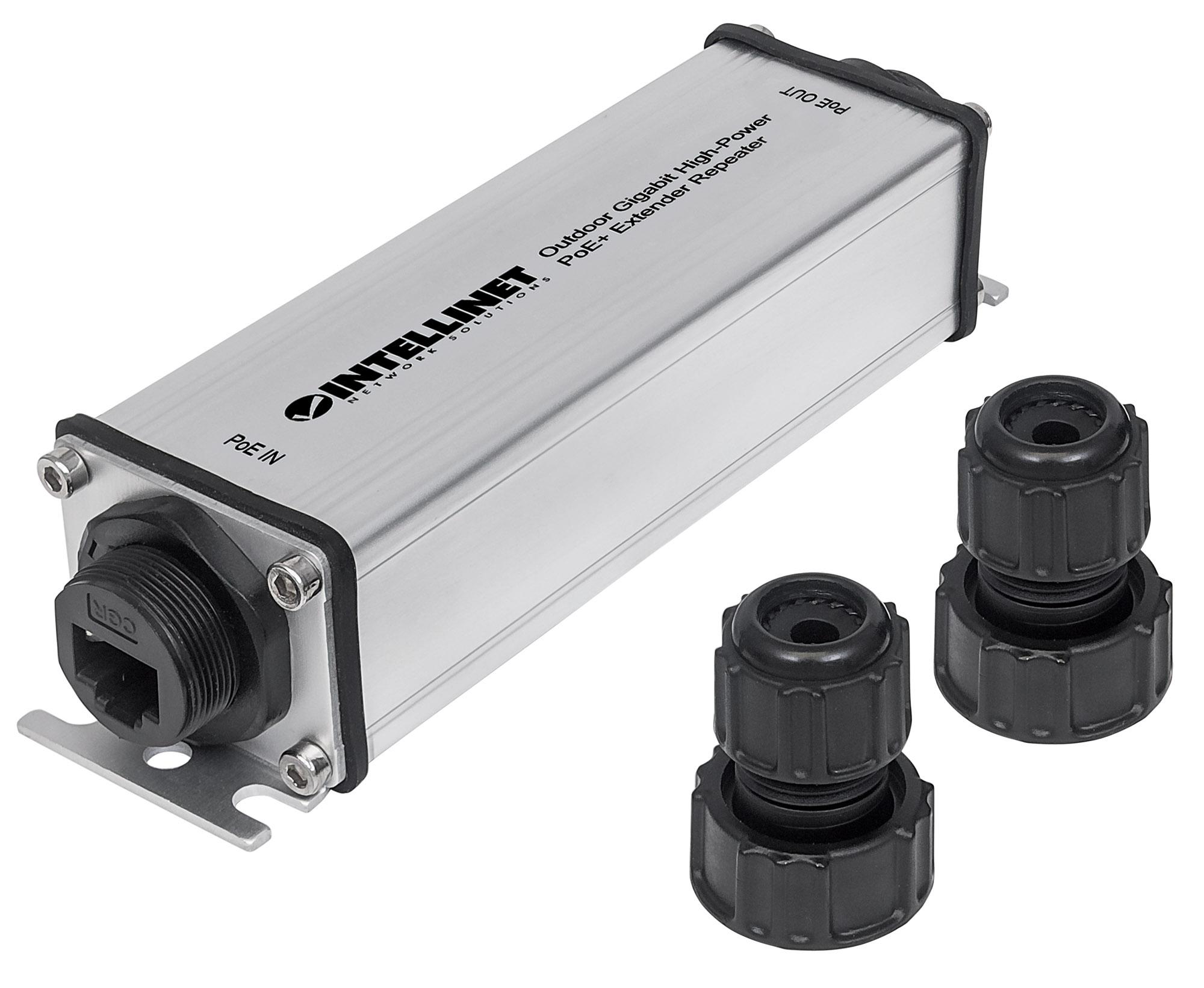 Extender Repeater PoE+ Gigabit High-Power per Esterno INTELLINET - immagine 7