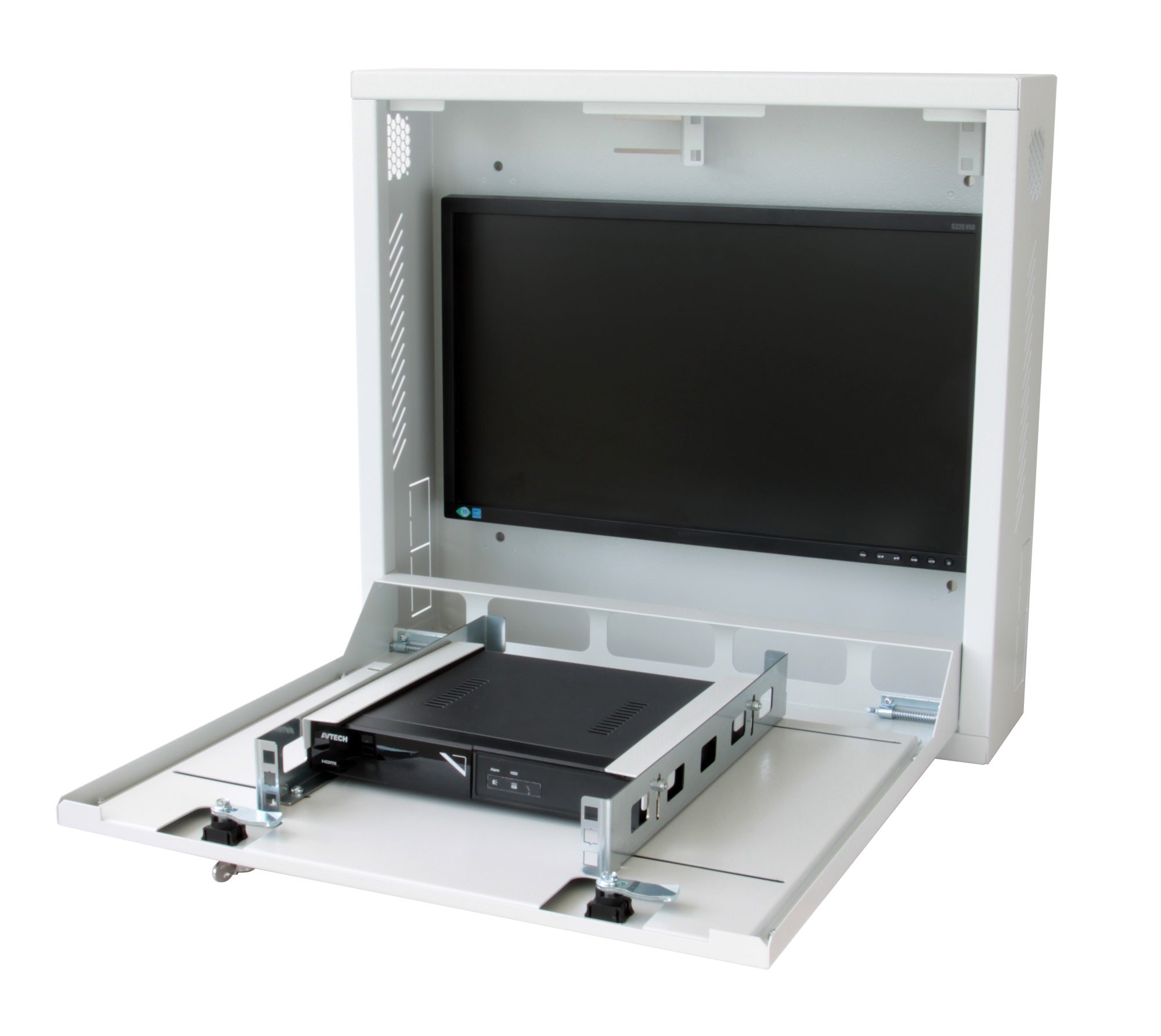 Box di sicurezza per DVR e sistemi di videosorveglianza Bianco RAL9016 TECHLY PROFESSIONAL - immagine 8