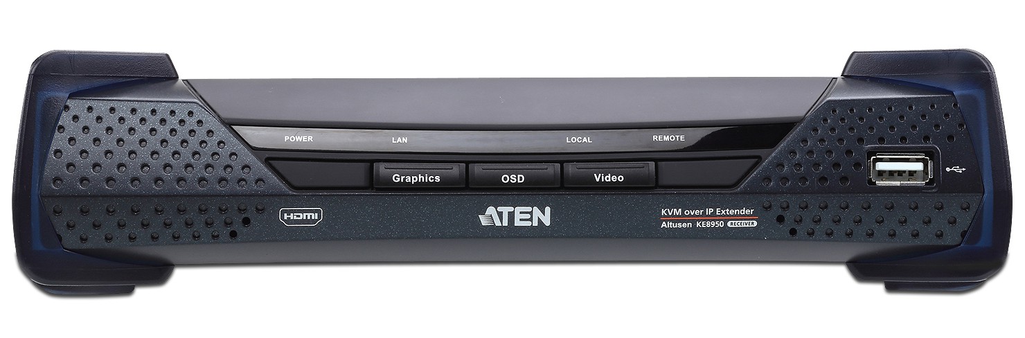 Ricevitore KVM over IP a schermo singolo 4K HDMI, KE8950R ATEN - immagine 6