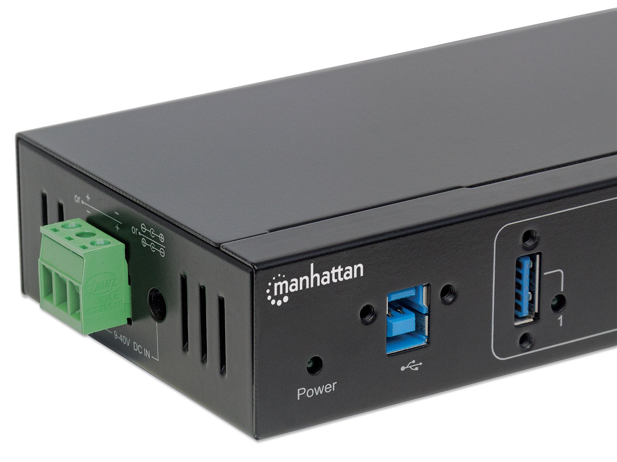 Hub Industriale USB 3.0 4 Porte MANHATTAN - immagine 7