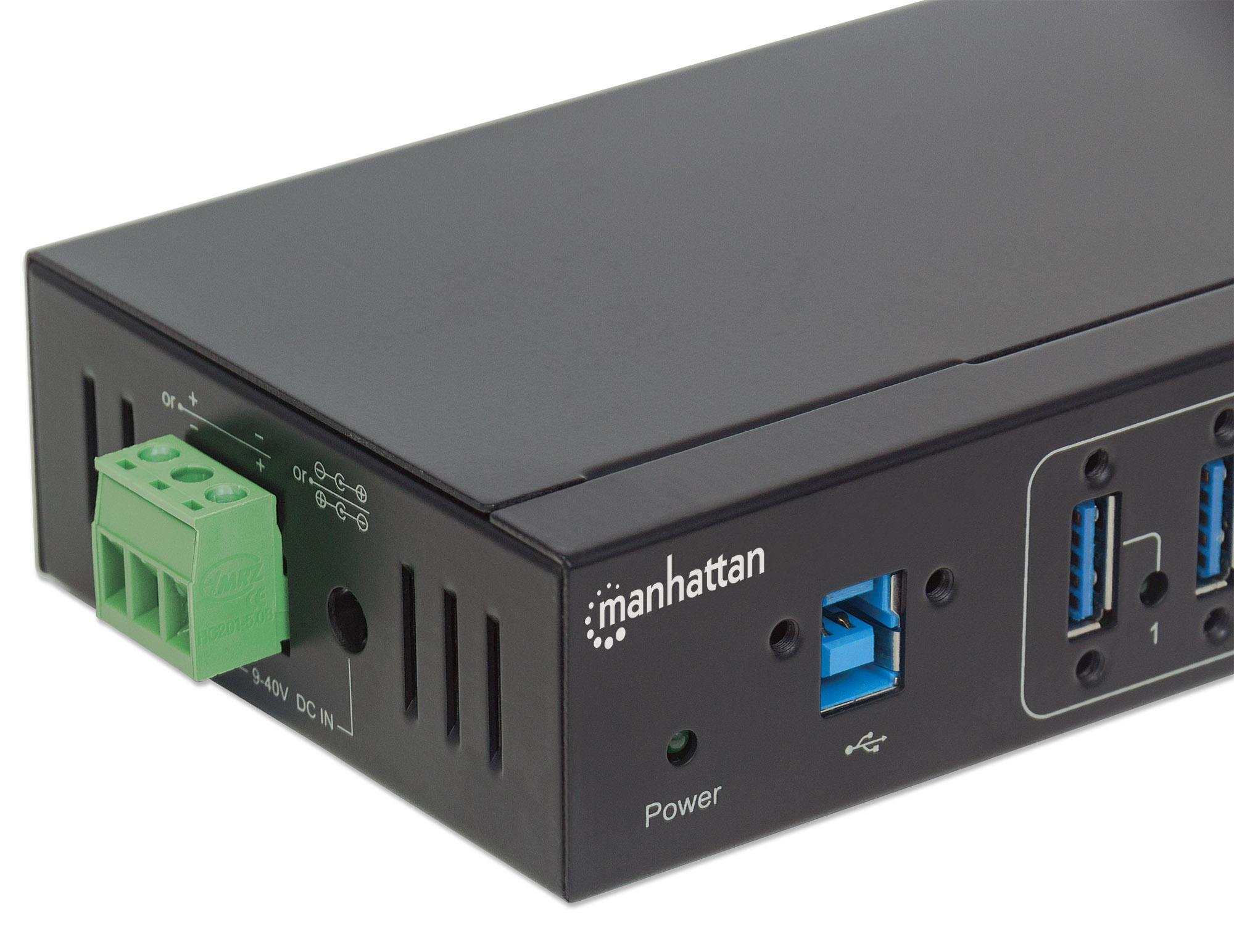 Hub Industriale USB 3.0 7 Porte MANHATTAN - immagine 7