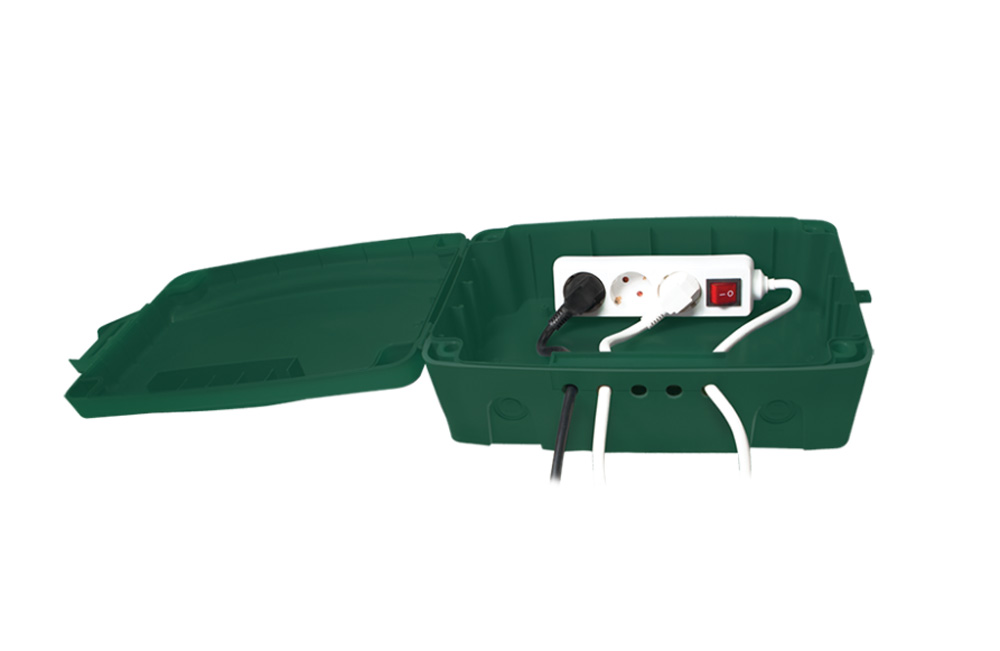 Scatola Elettrica IP54 Cable Organizer Organizzatore Cavi Verde LOGILINK - immagine 8