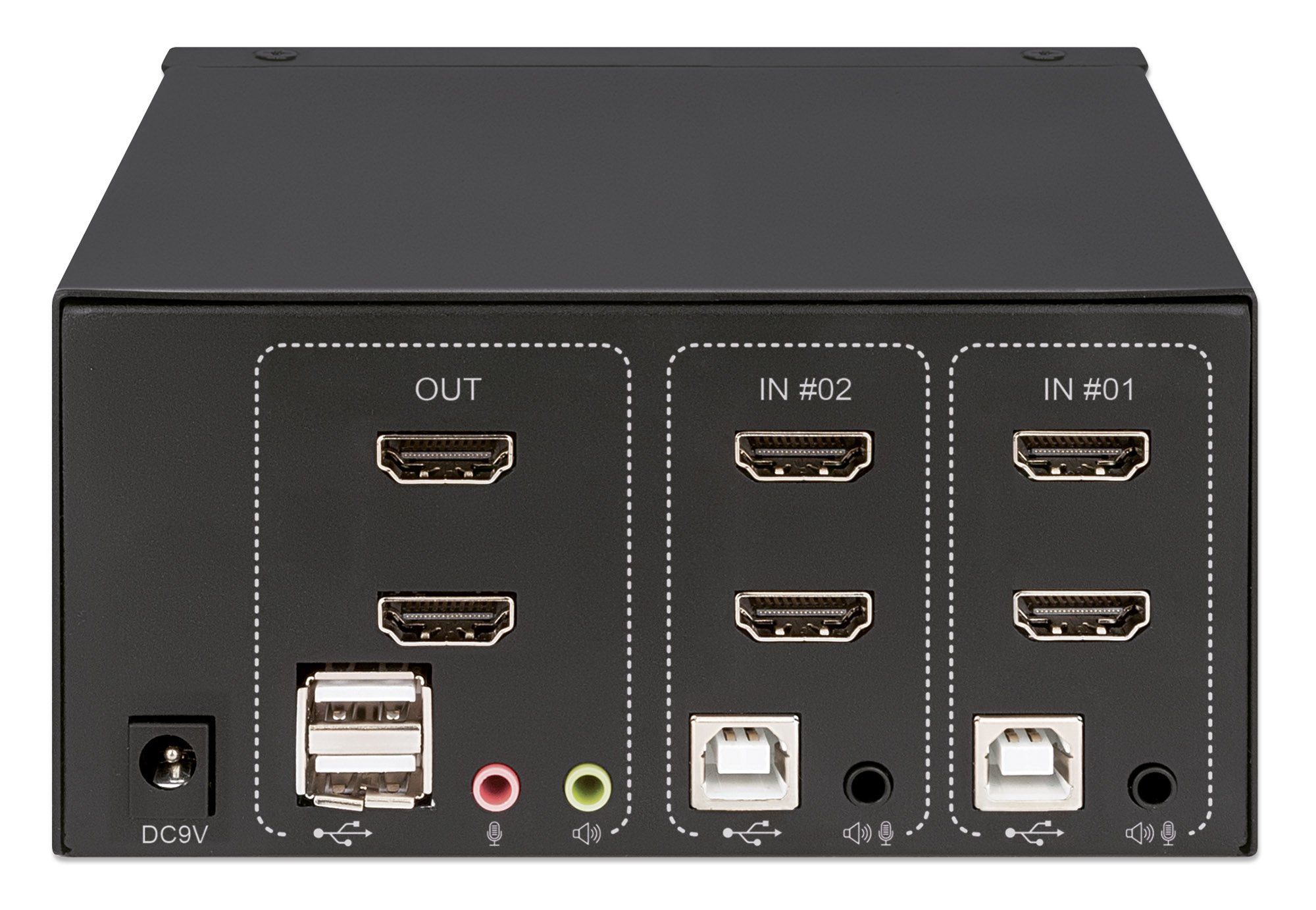 Switch KVM HDMI 2 porte Doppio monitor MANHATTAN - immagine 7