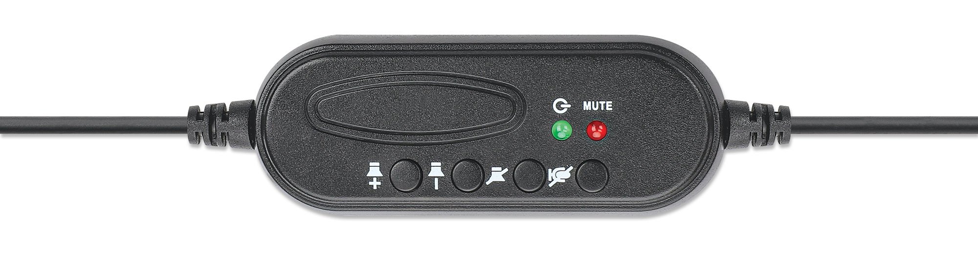 Cuffie Mono USB con Microfono Flessibile MANHATTAN - immagine 7