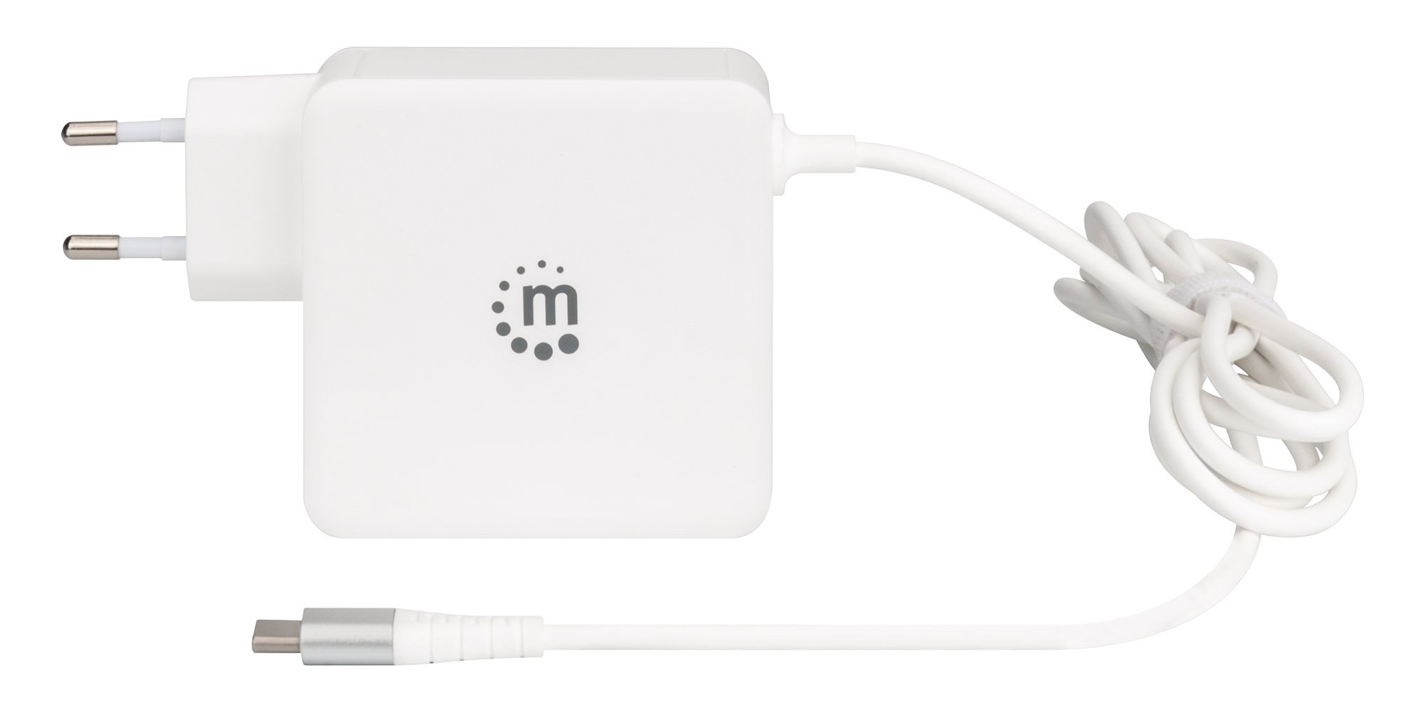 Alimentatore 60W USB con Cavo USB-C Bianco MANHATTAN - immagine 7