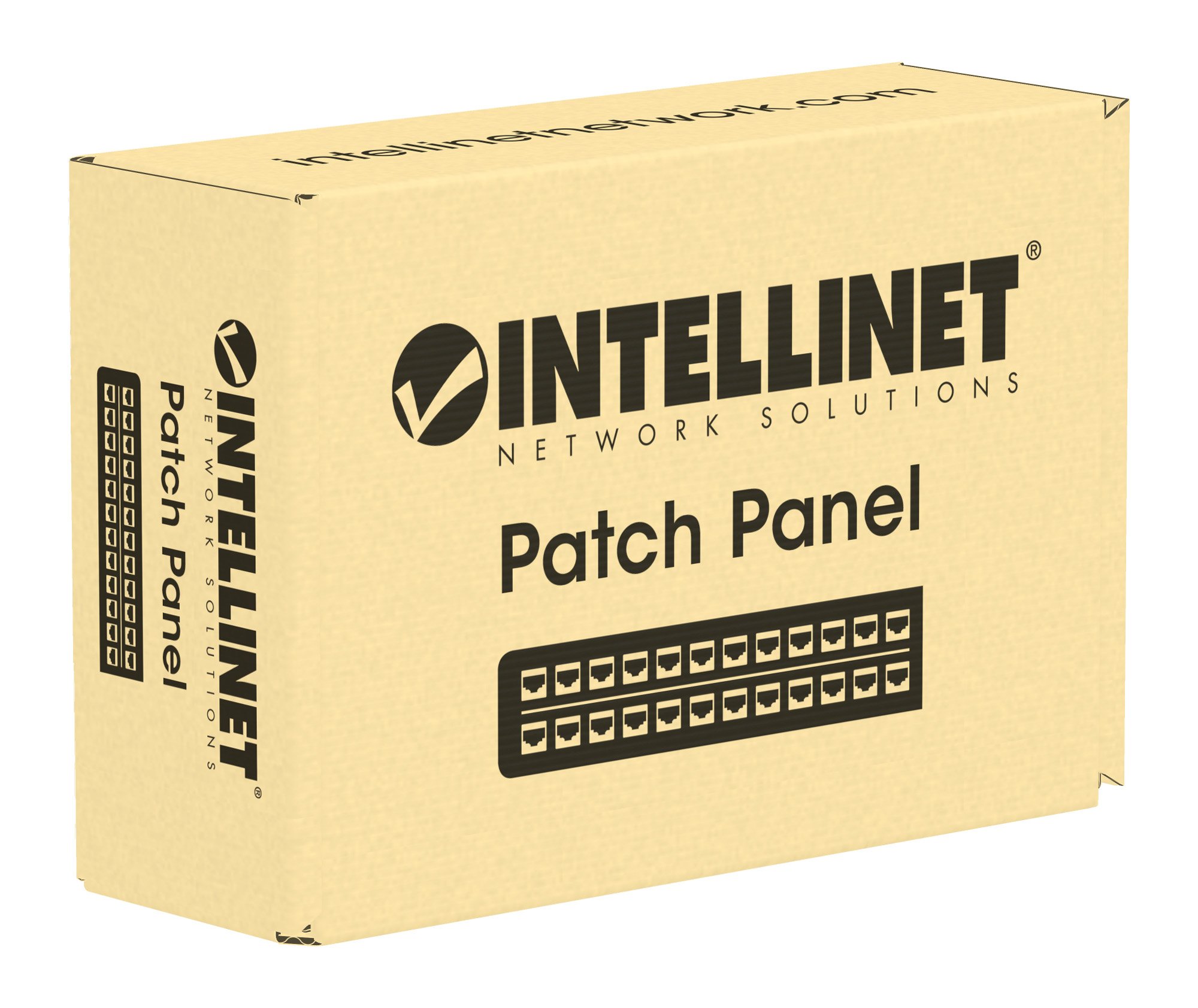 Pannello Patch 8 Posti Cat6A Schermato da Scrivania Nero INTELLINET - immagine 7