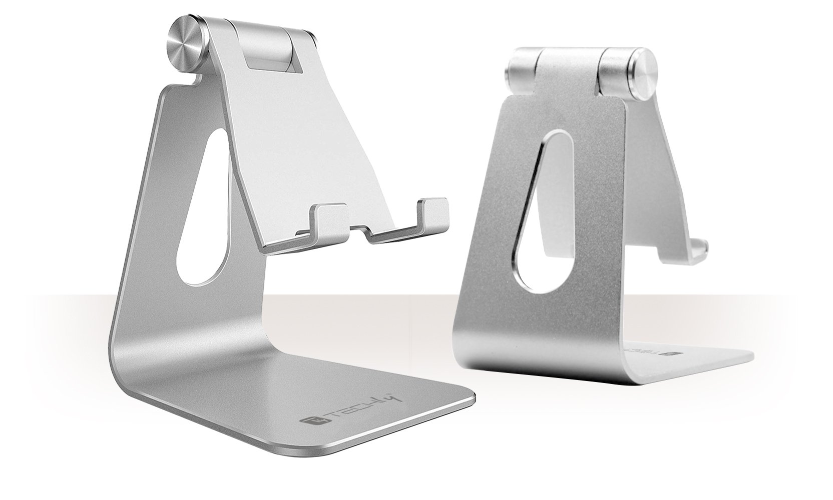 Supporto Porta Smartphone e Tablet Universale e Regolabile da Scrivania TECHLY - immagine 7