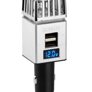 Ionizzatore Purificatore d'aria da Auto 12/24V 2xUSB, TX-130 TECHNAXX