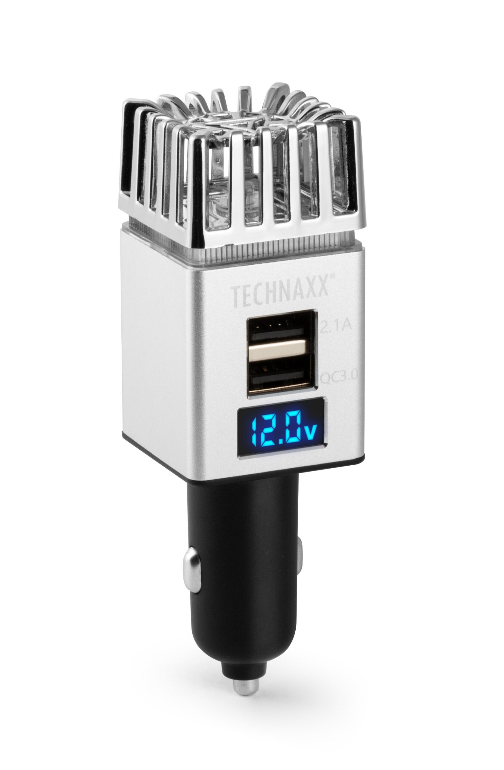 Ionizzatore Purificatore d'aria da Auto 12/24V 2xUSB, TX-130 TECHNAXX