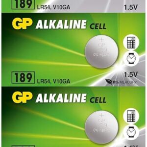 Blister 5 Batterie Alcaline Specialistiche LR54 GP BATTERIES
