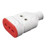 Presa Mobile in Gomma 10/16A 250V Bianco ROSI