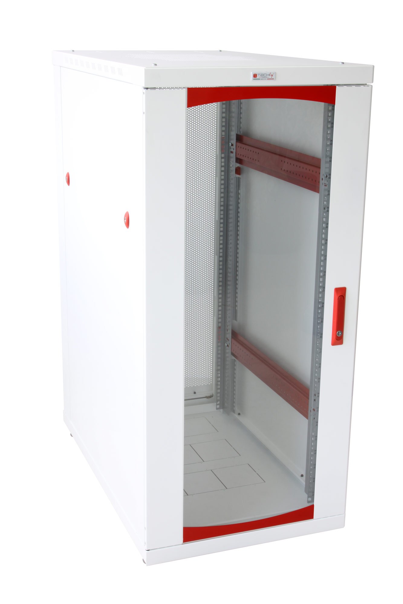 Armadio Server Rack 19'' 600x1000 27 Unita' Bianco serie IdealNET TECHLY PROFESSIONAL