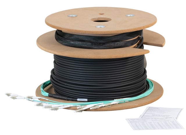 Cavo Fibra Ottica Trunk Multimodale 50/125 4 fibre OM3 LC/LC 30m OEM