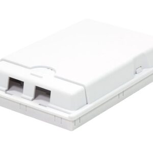 Scatola di Connessione Indoor FTTH per 2 fibre, 2 adattatori, IP20 TECHLY PROFESSIONAL