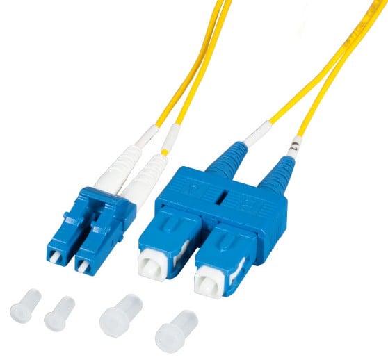 Cavo Fibra Ottica Monomodale OS2 SC/LC 9/125 1 m TECHLY PROFESSIONAL