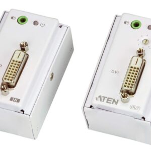 Estensore DVI/Audio Cat5 con piastra a parete 1920x1200 a 40m, VE607 ATEN