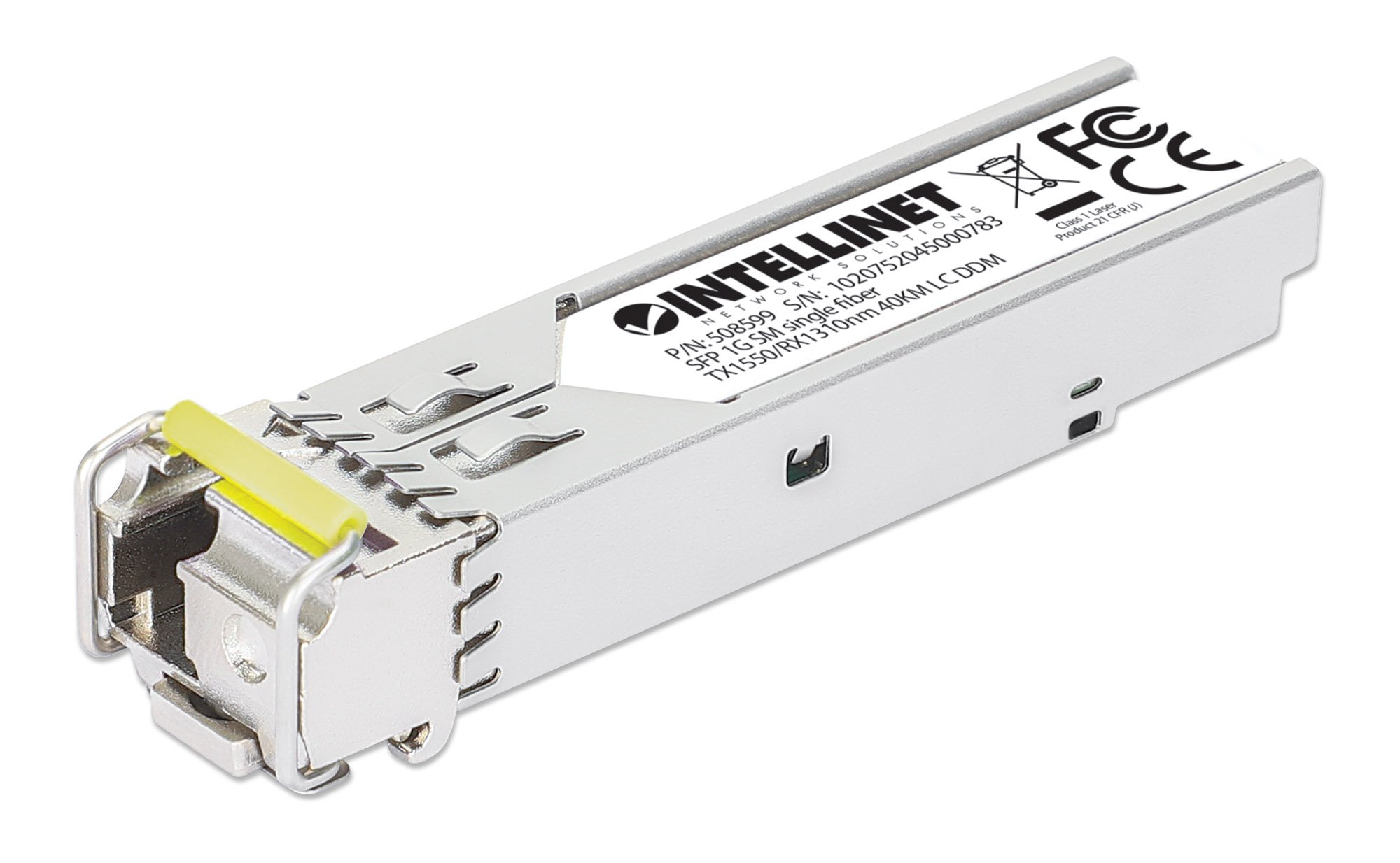 Transceiver SFP Fibra Ottica Monomodale LC 1000Base-BX Bidirezionale WDM INTELLINET