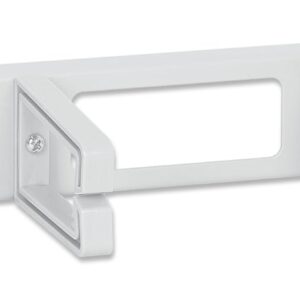 Pannello Passacavi 19'' 4 anelli in plastica 1U Grigio INTELLINET