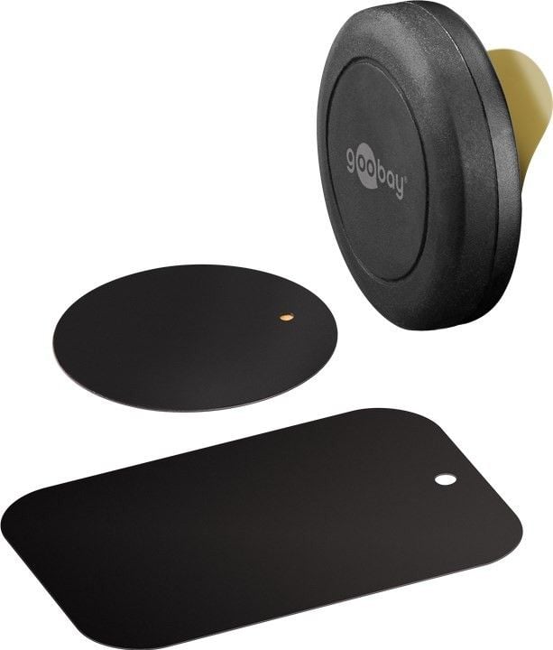 Supporto Magnetico Autoadesivo per Smartphone e Tablet Nero GOOBAY - immagine 8