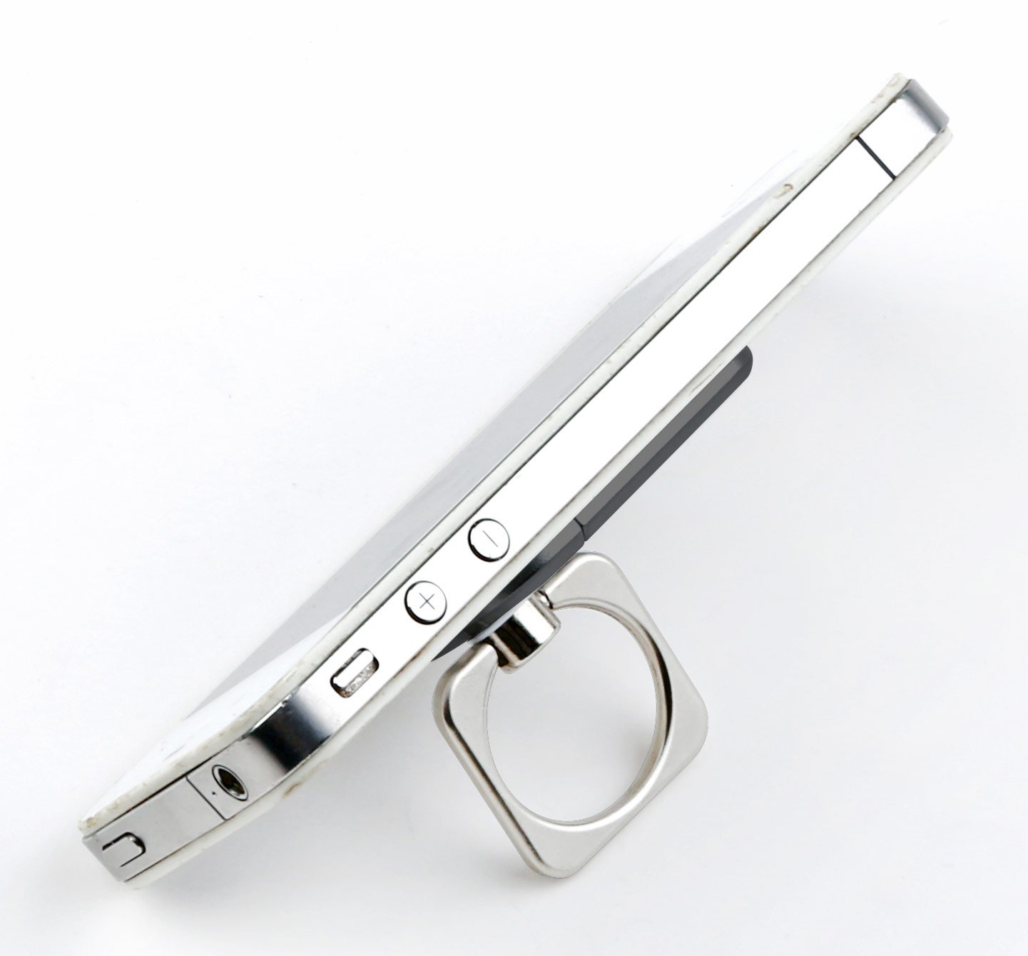Anello e Supporto per Smartphone Nero TECHLY - immagine 5