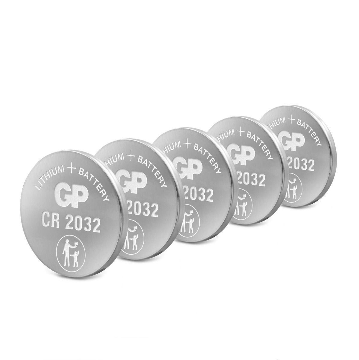 Blister 5 Batterie Litio a Bottone CR2032 GP BATTERIES - immagine 8