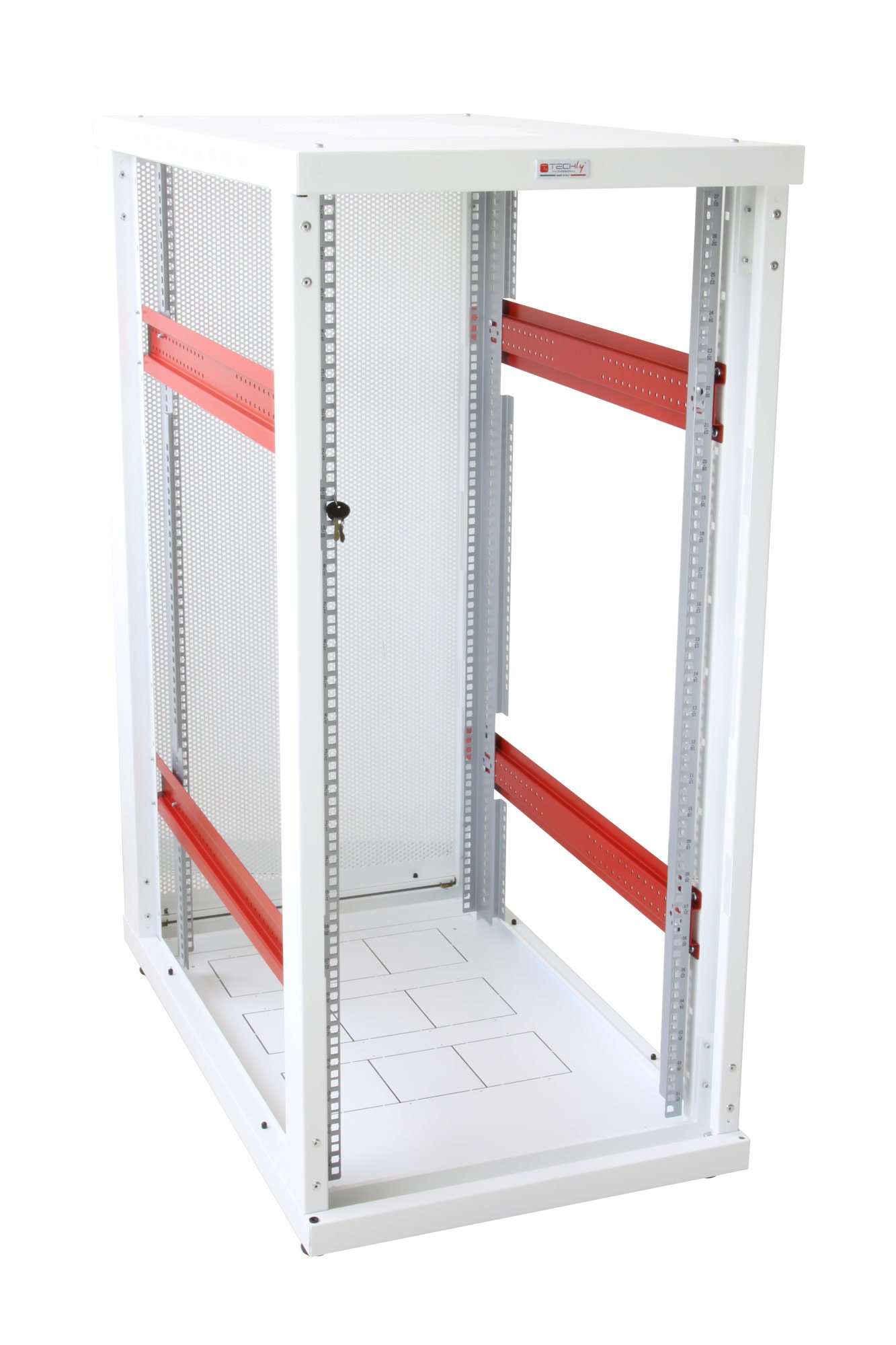Armadio Server Rack 19'' 600x1000 42 Unita' Bianco serie IdealNET TECHLY PROFESSIONAL - immagine 8