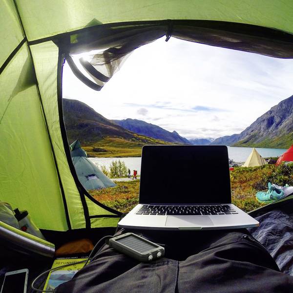 Powerbank Outdoor Energia Solare 8000 mAh con Torcia IP45 2xUSB Nero GOOBAY - immagine 8