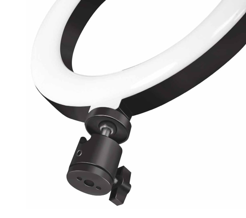 Luce LED Anello 20cm per 1/4'' Regolazione Luminosità Stand Smartphone LOGILINK - immagine 7