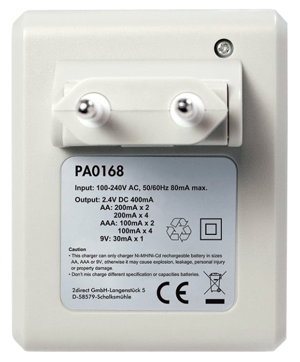 Caricabatterie per AA / AAA / 9V Ni-MH / Ni-Cd LOGILINK - immagine 7