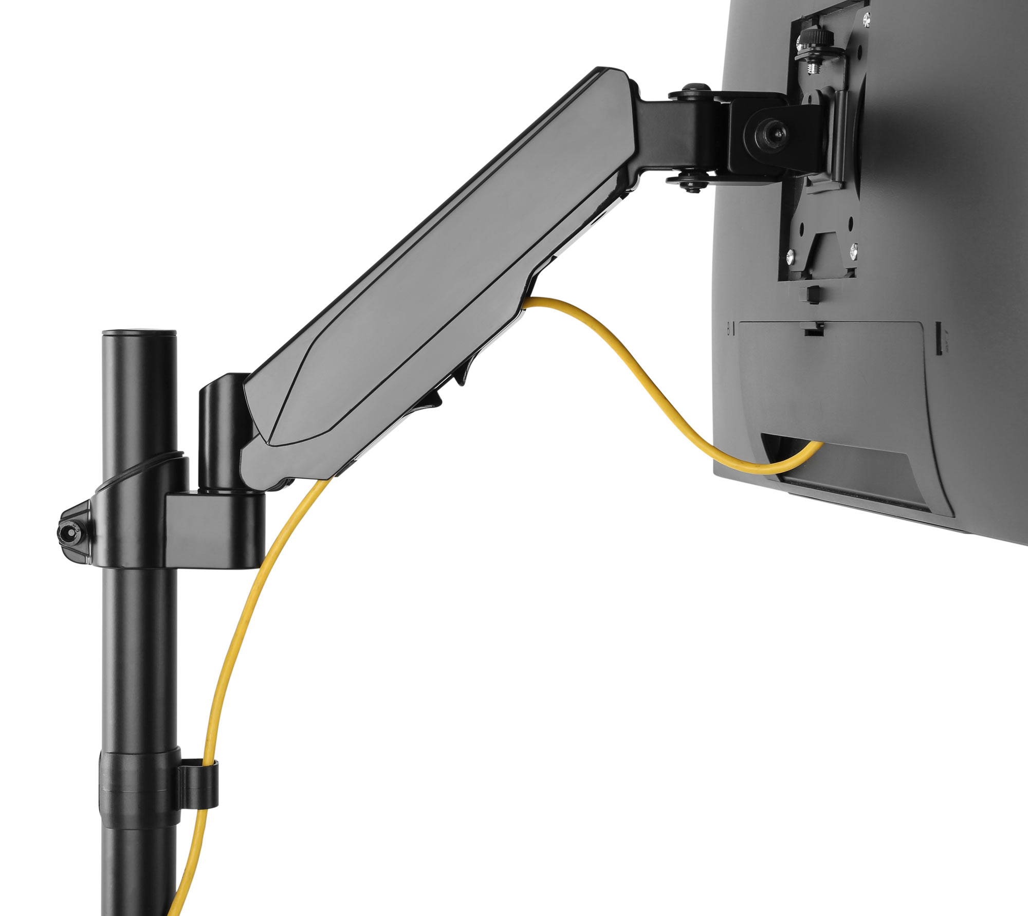 Supporto da Scrivania per Monitor 17-32'' con Molla a Gas Estensione 306 mm TECHLY - immagine 8