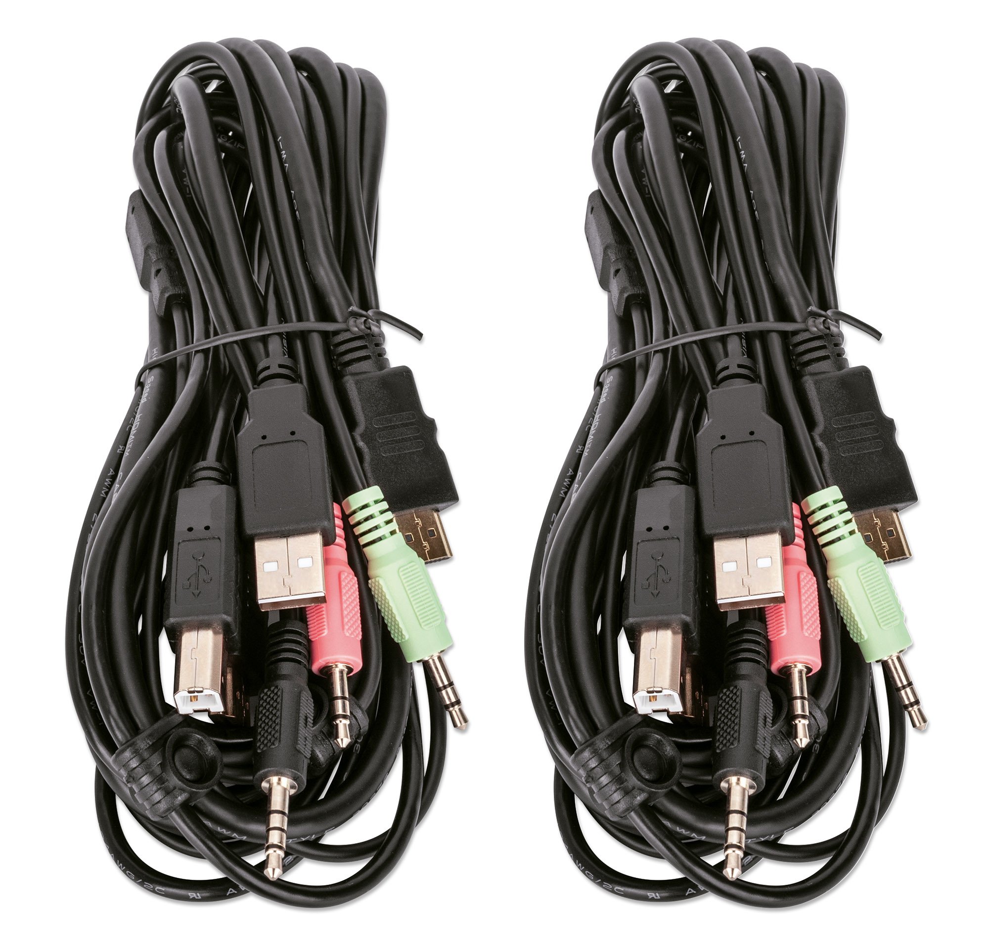 Switch KVM HDMI 2 porte Doppio monitor MANHATTAN - immagine 8