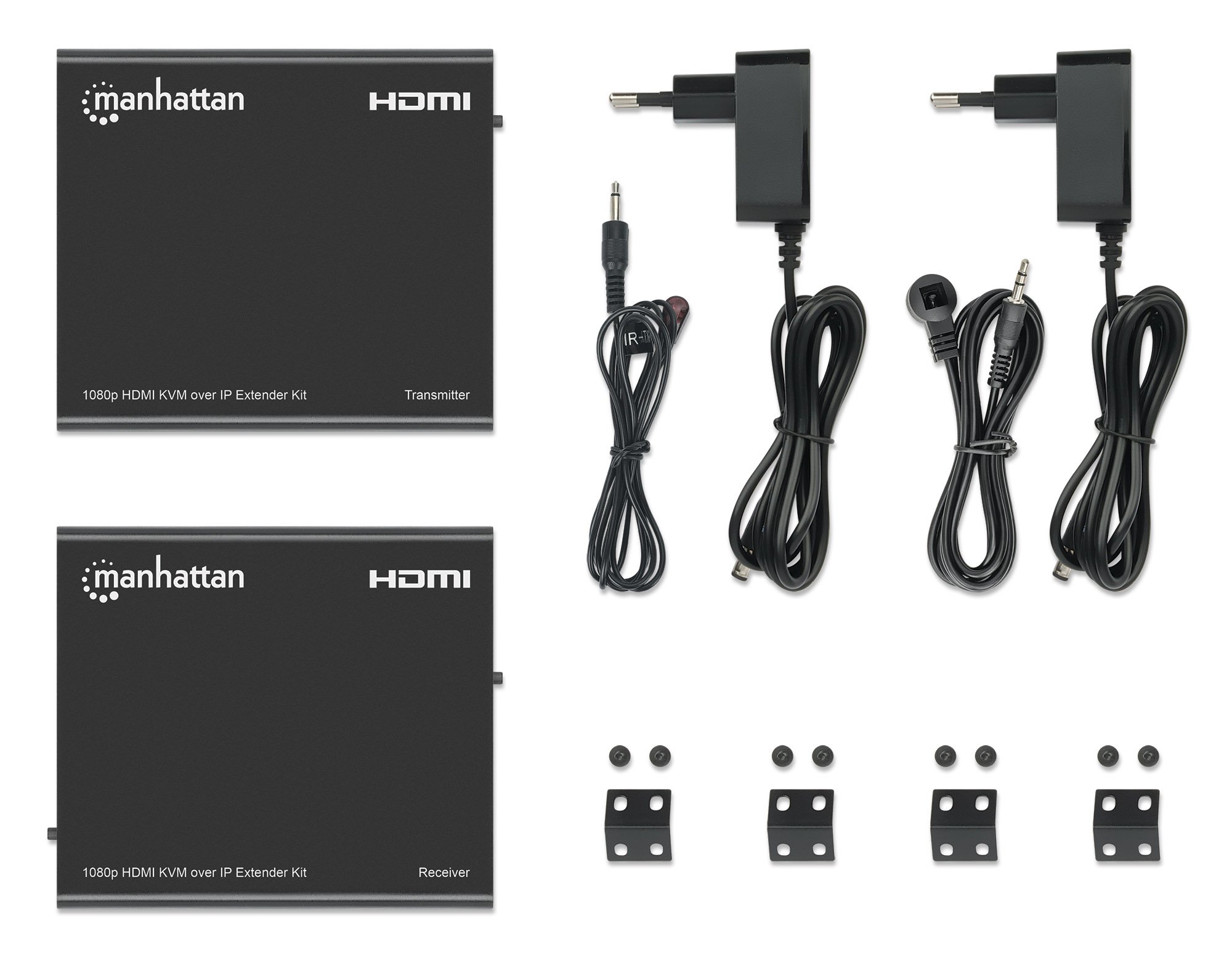 Kit Extender HDMI KVM over IP 1080p fino a 120m MANHATTAN - immagine 8