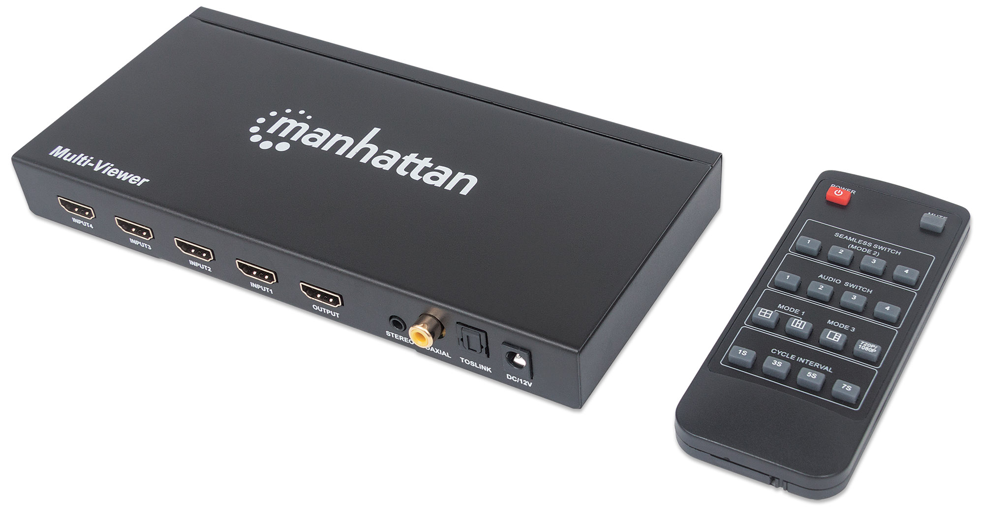 Switch Multiviewer HDMI 4 porte 1080p MANHATTAN - immagine 8