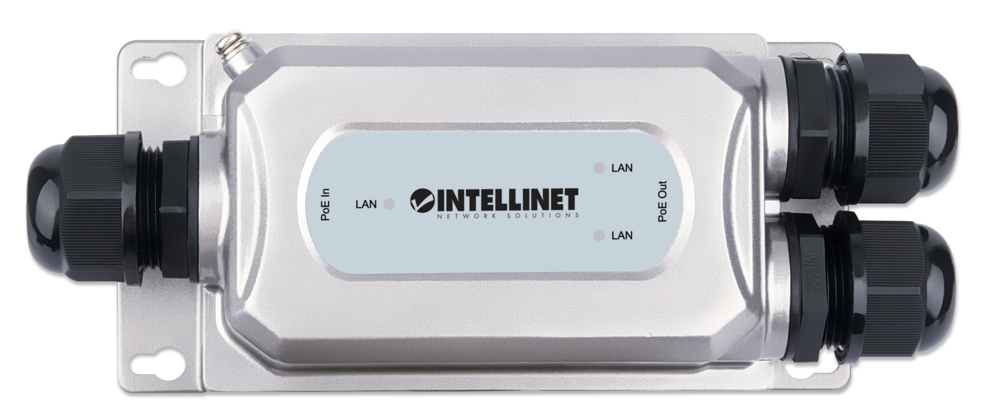 Extender Gigabit 2 porte Ultra PoE per Esterno Antivandalo INTELLINET - immagine 8