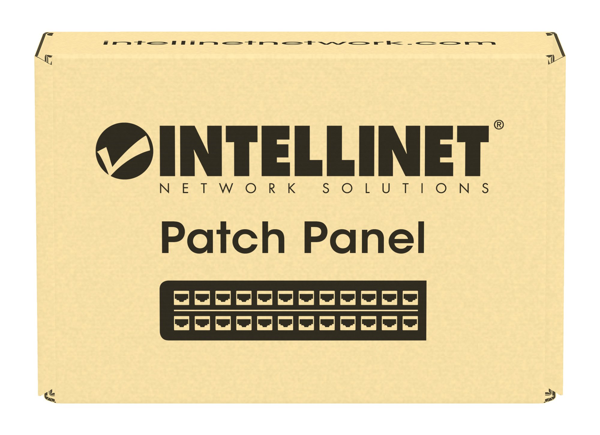 Pannello Patch 8 Posti Cat6A Schermato da Scrivania Nero INTELLINET - immagine 8