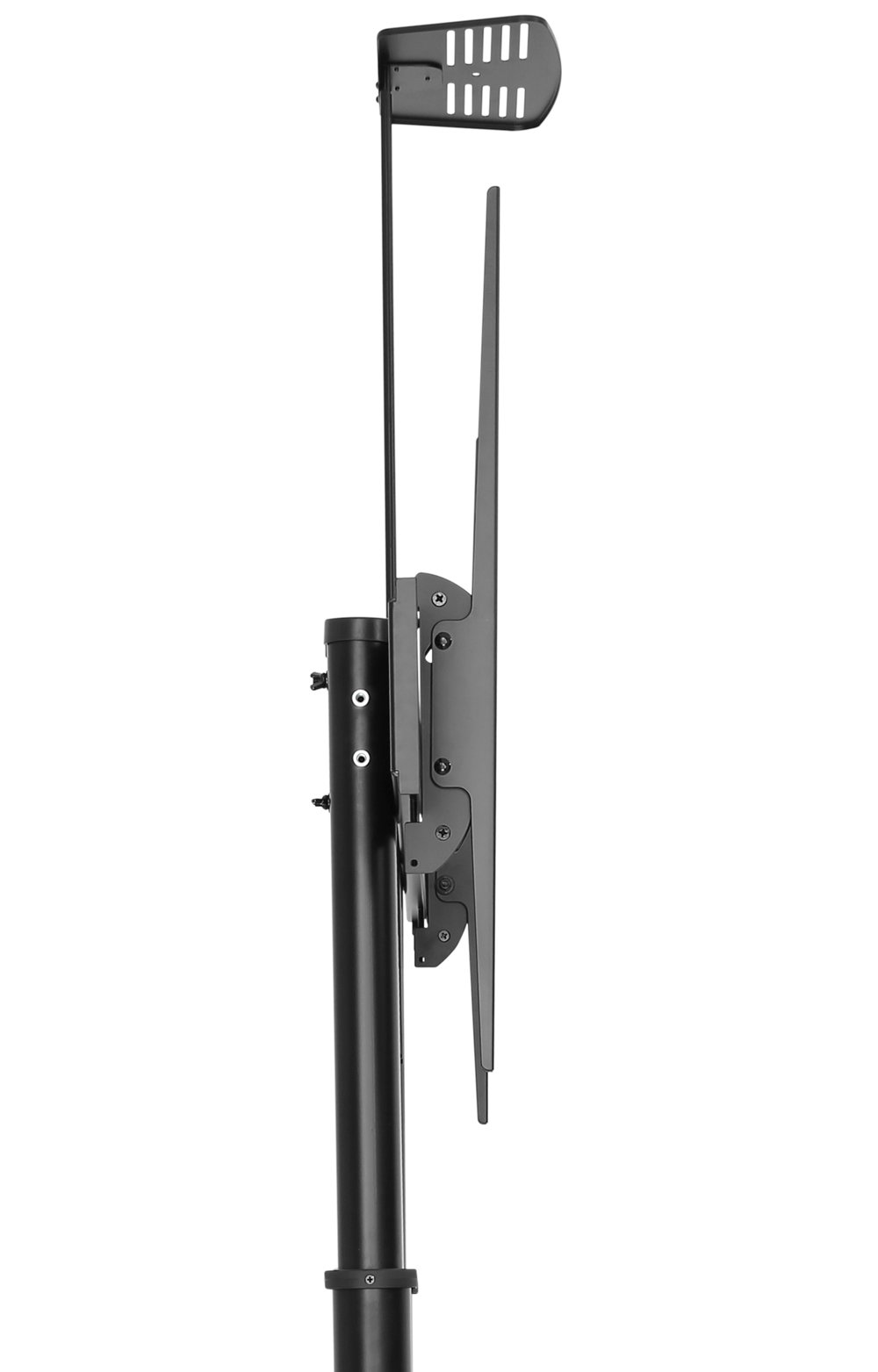 Supporto a pavimento per TV con regolazione manuale altezza, in acciaio, per TV da 60'' a 100'' TECHLY - immagine 7
