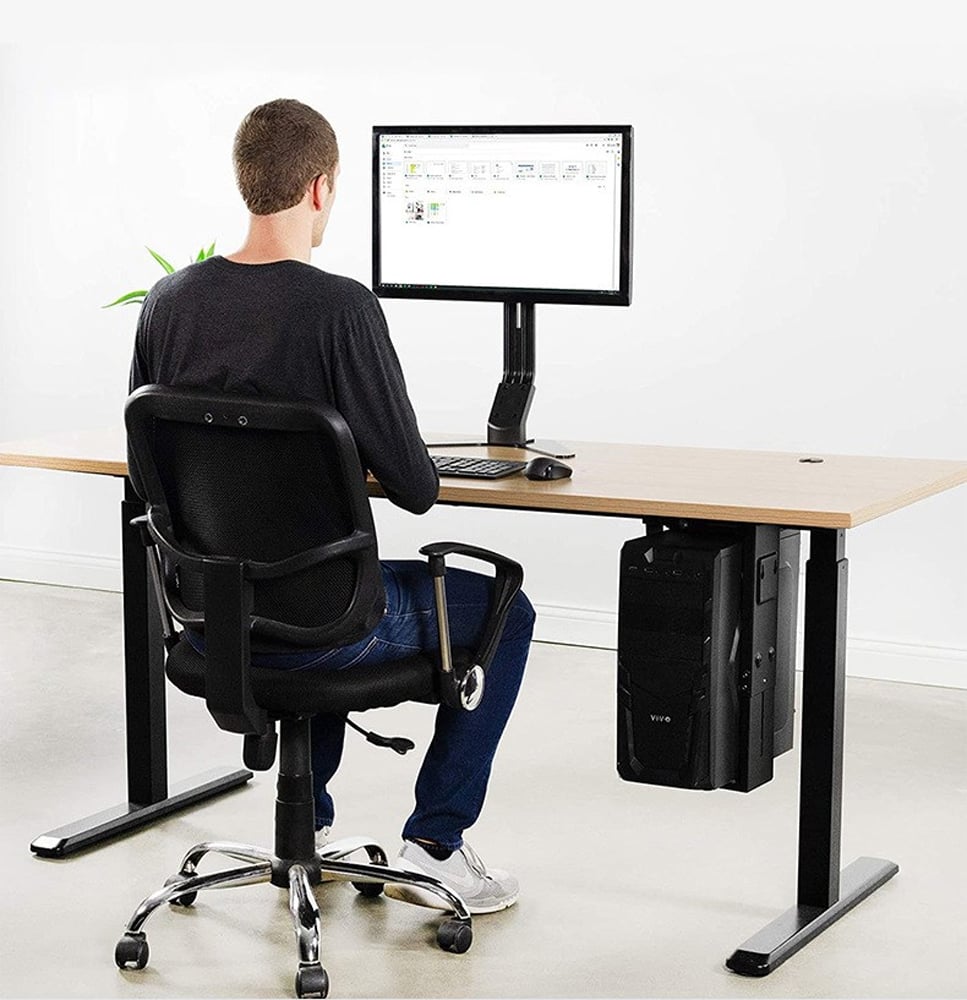 Supporto PC Sotto Scrivania / Parete Regolabile TECHLY - immagine 8