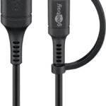 Cavo USB A / Micro B con Adattatore USB-C GOOBAY