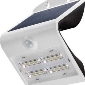 Lampada LED Solare a Muro 3,2W IP65 Sensore di Movimento Bianco GOOBAY