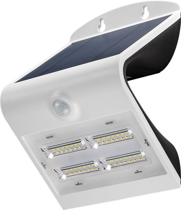 Lampada LED Solare a Muro 3,2W IP65 Sensore di Movimento Bianco GOOBAY