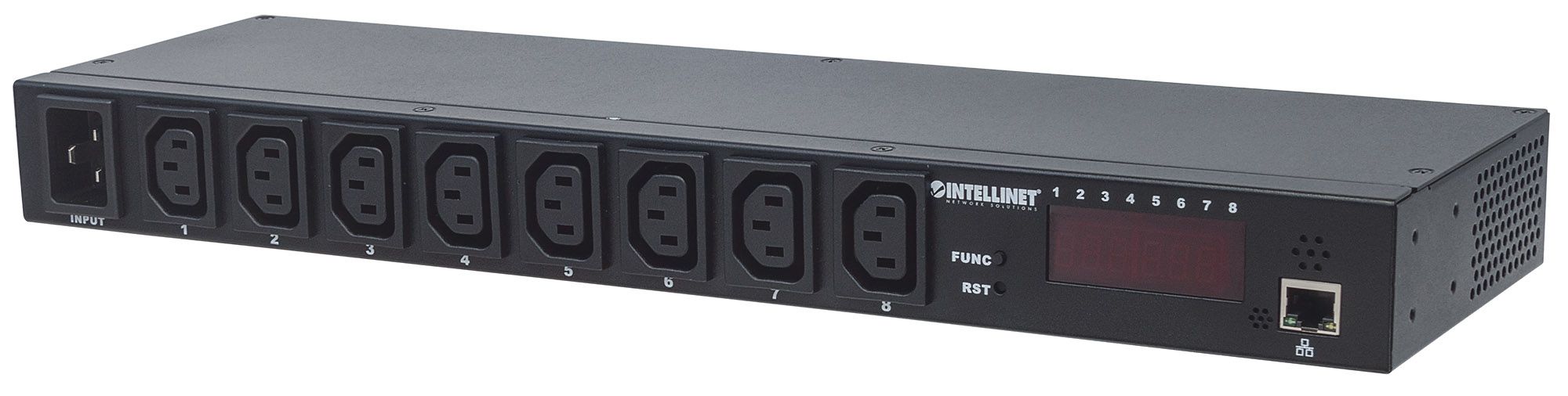 Multipresa intelligente per rack 19'' 8 porte INTELLINET