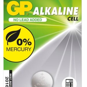 Blister 1 Batteria a bottone A76 LR44 GP BATTERIES